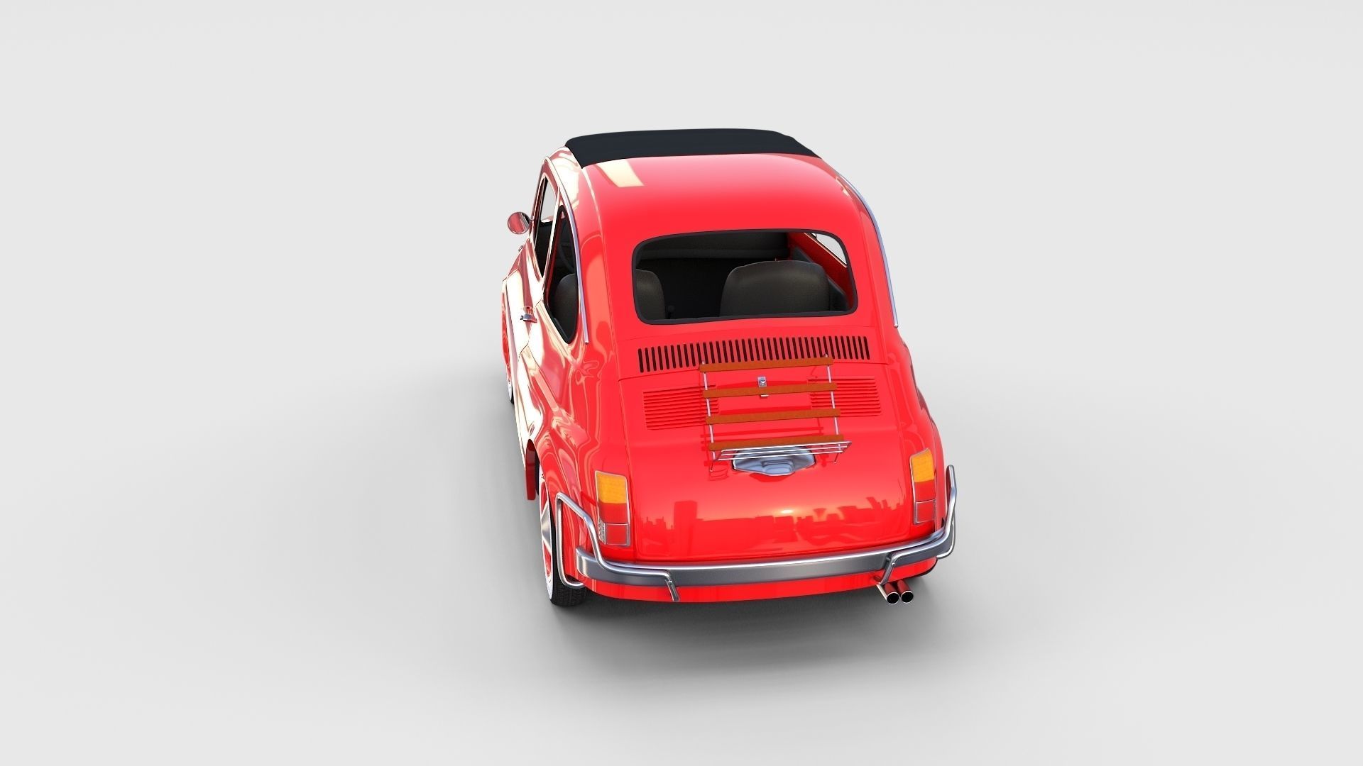 Fiat 500 with interior Pack 3D model_77