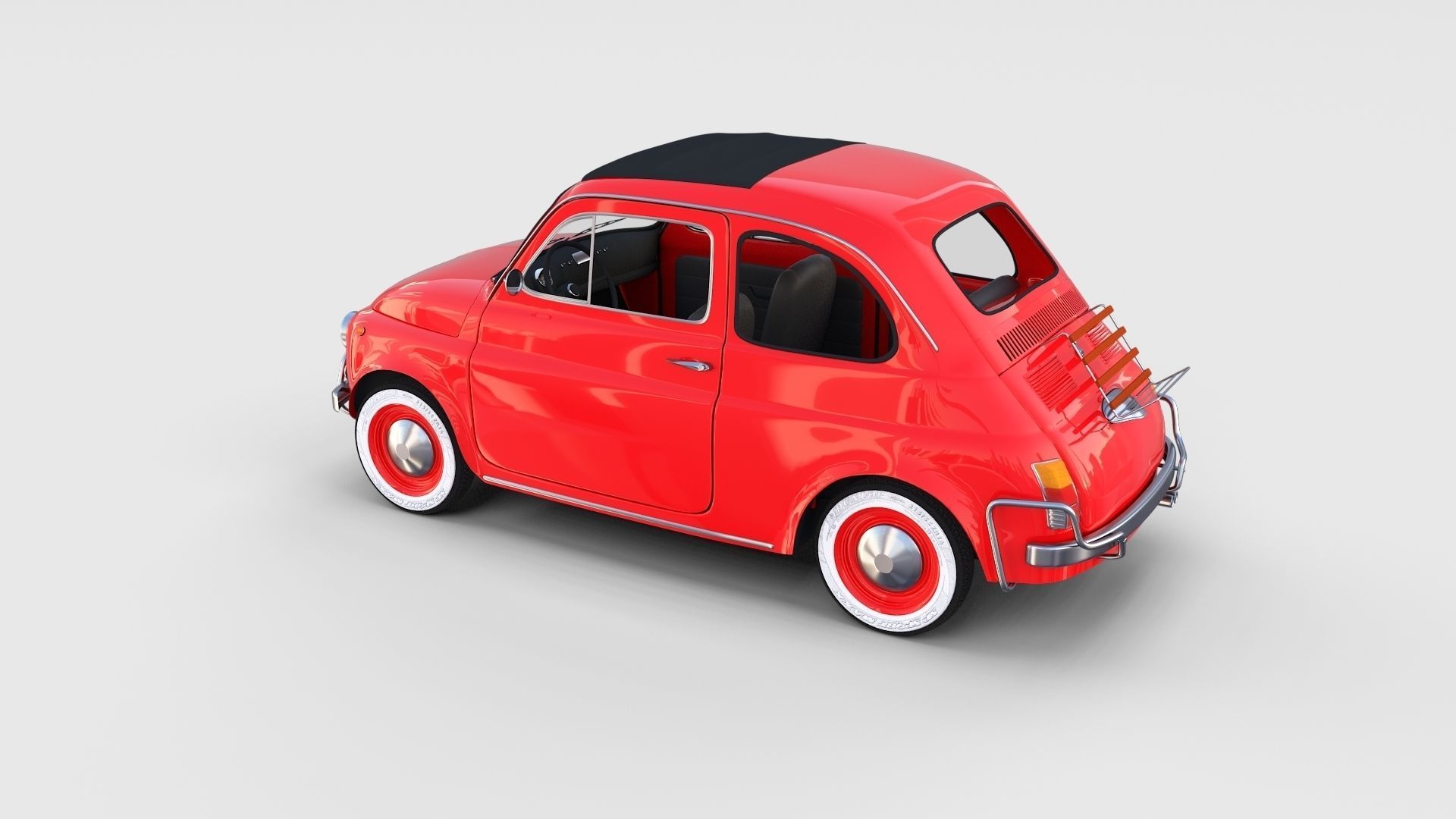 Fiat 500 with interior Pack 3D model_41