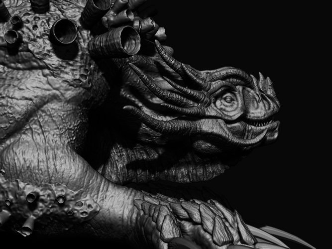 Leviathan dragon 3D model