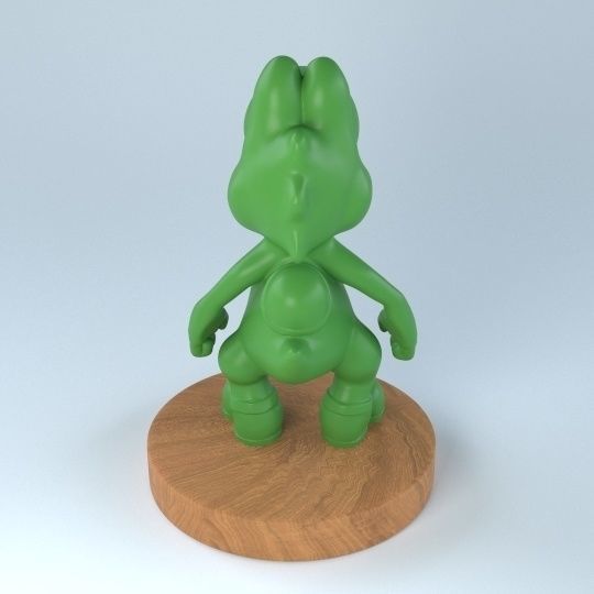 Yoshi action figure 3D print model_4