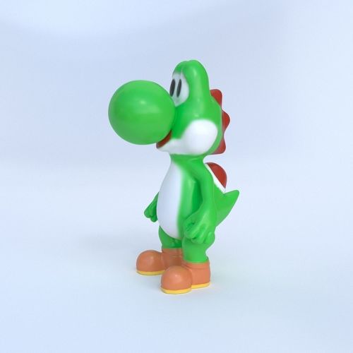 Yoshi action figure 3D model 3D printable | CGTrader