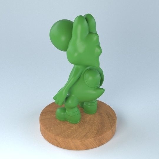 Yoshi action figure 3D print model_3