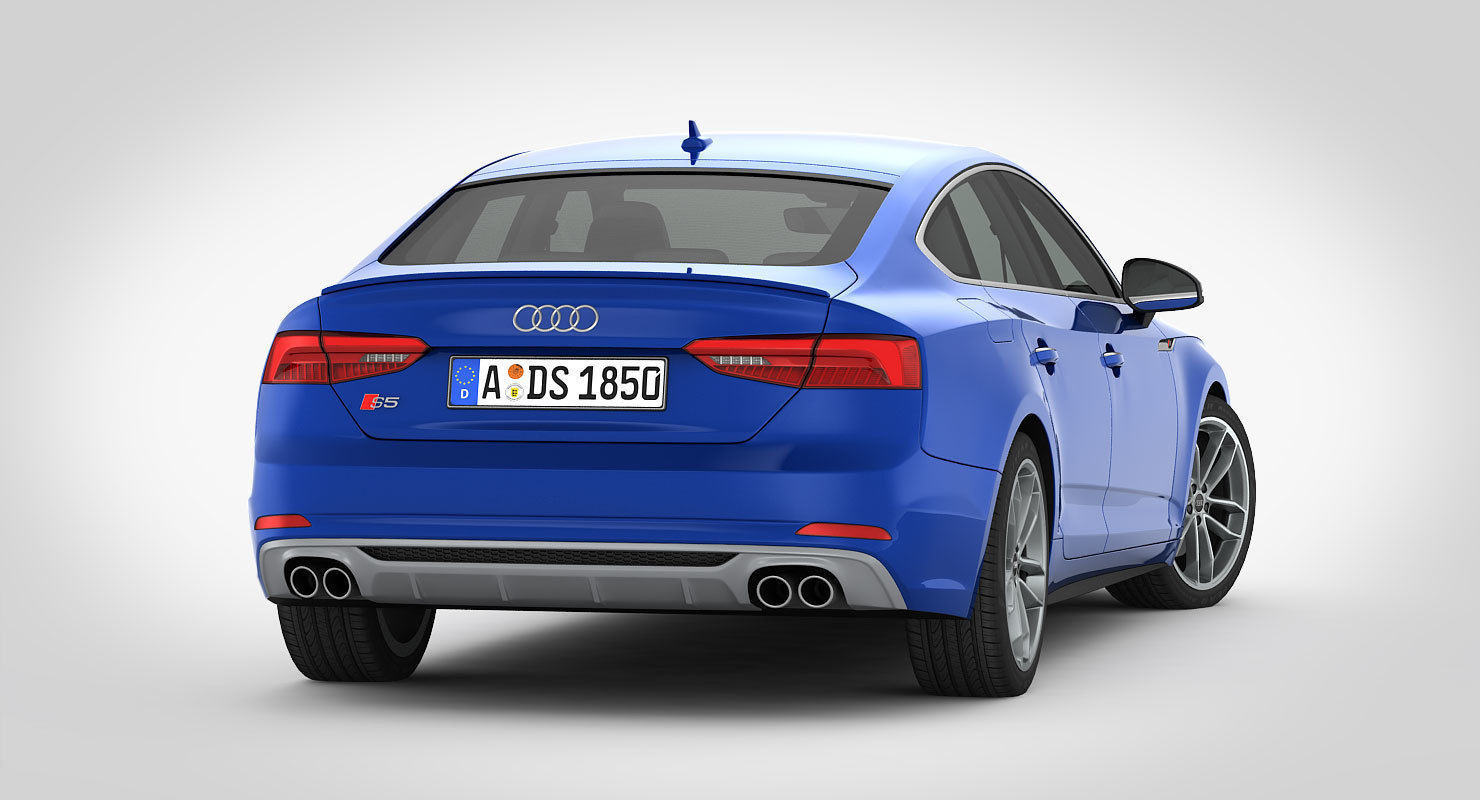 Audi S5 Sportback 2018 3D model_7
