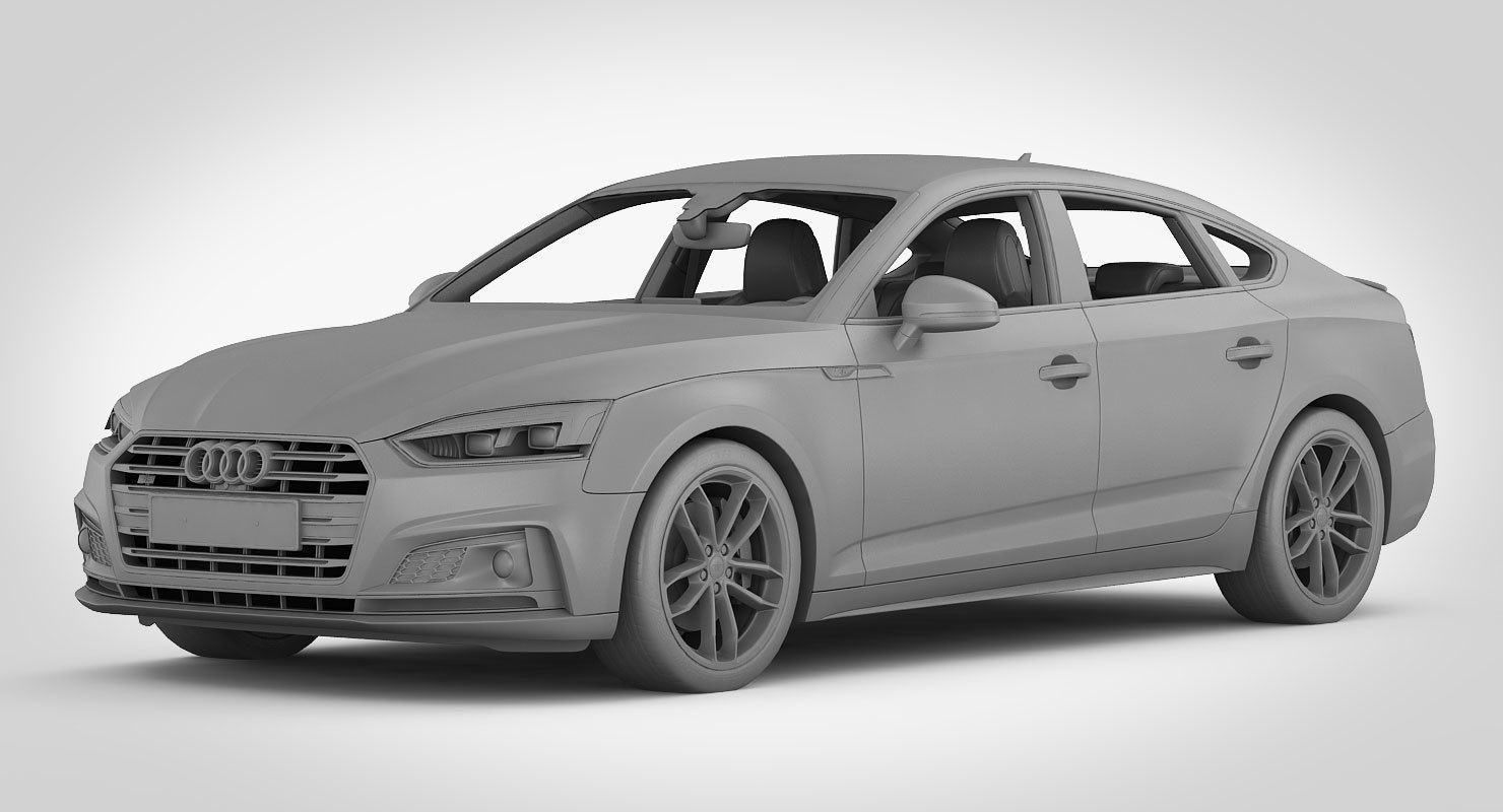 Audi S5 Sportback 2018 3D model_25