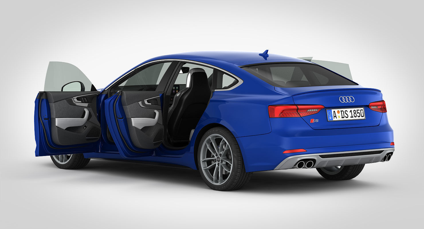 Audi S5 Sportback 2018 3D model_14