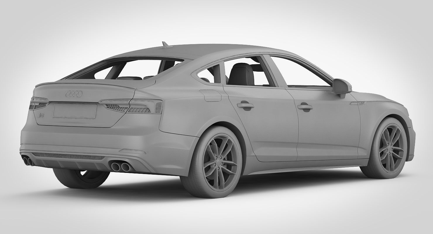 Audi S5 Sportback 2018 3D model_26