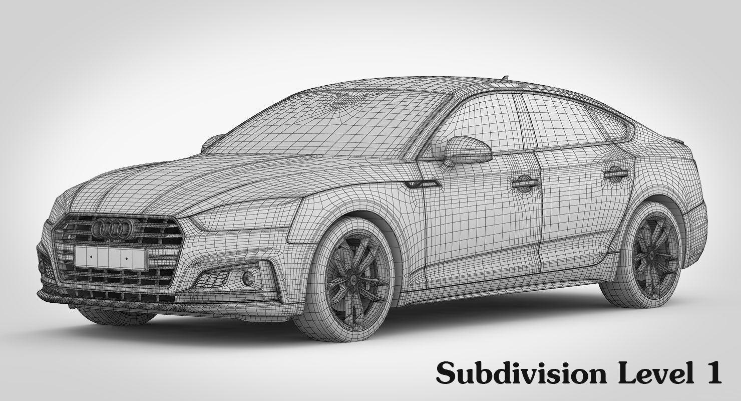 Audi S5 Sportback 2018 3D model_20