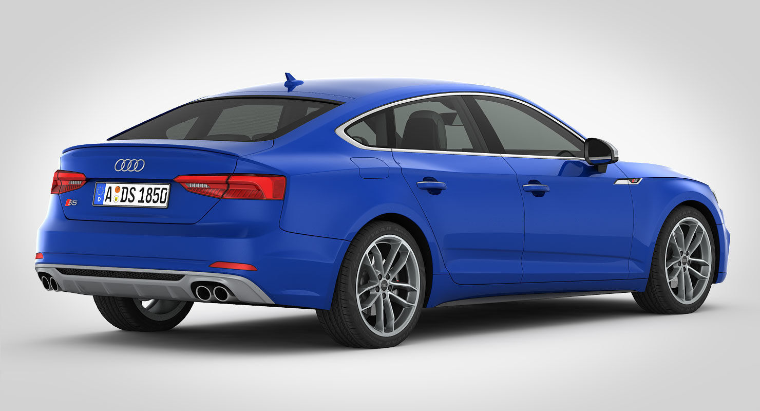 Audi S5 Sportback 2018 3D model_1