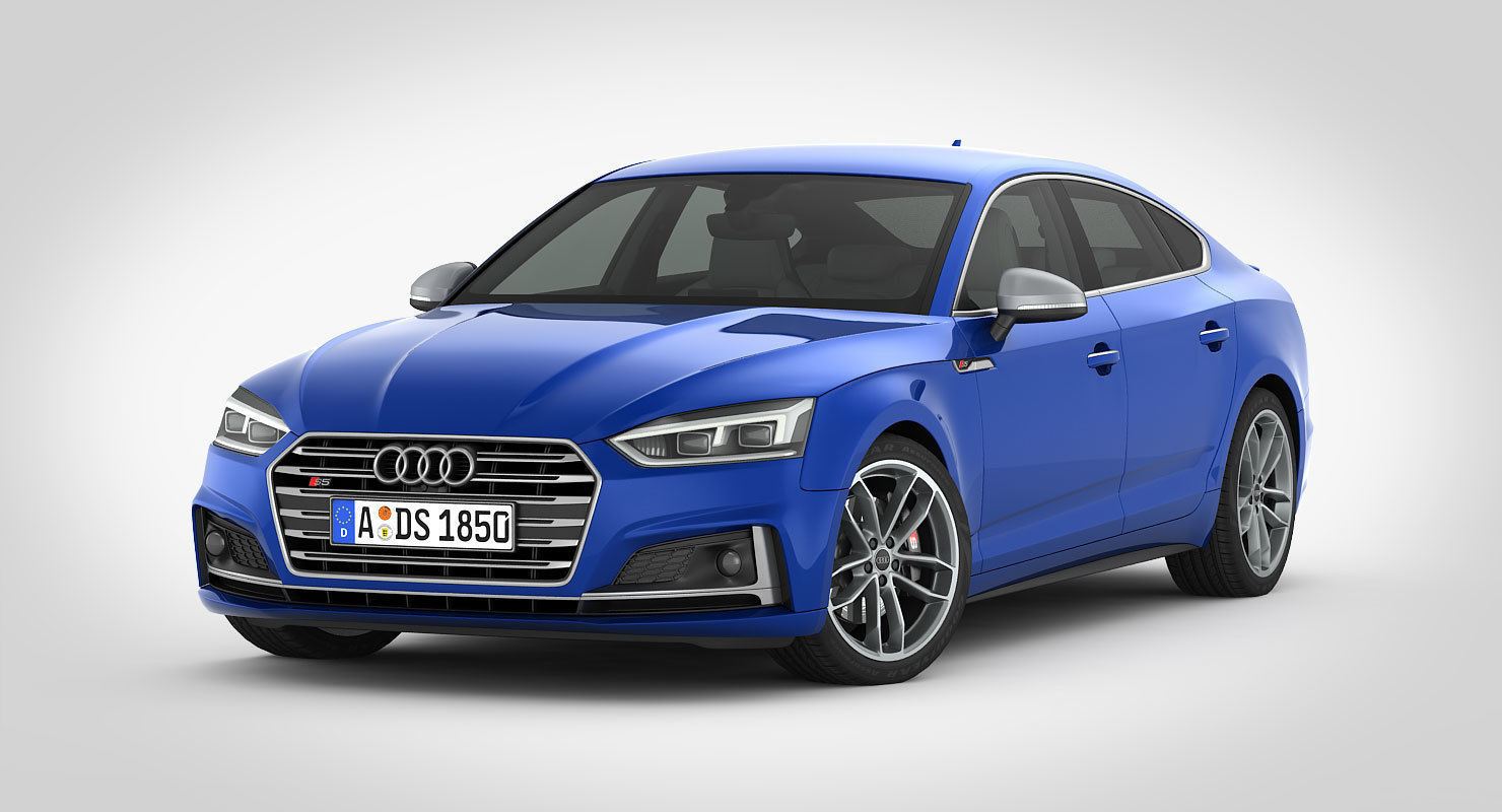 Audi S5 Sportback 2018 3D model_2