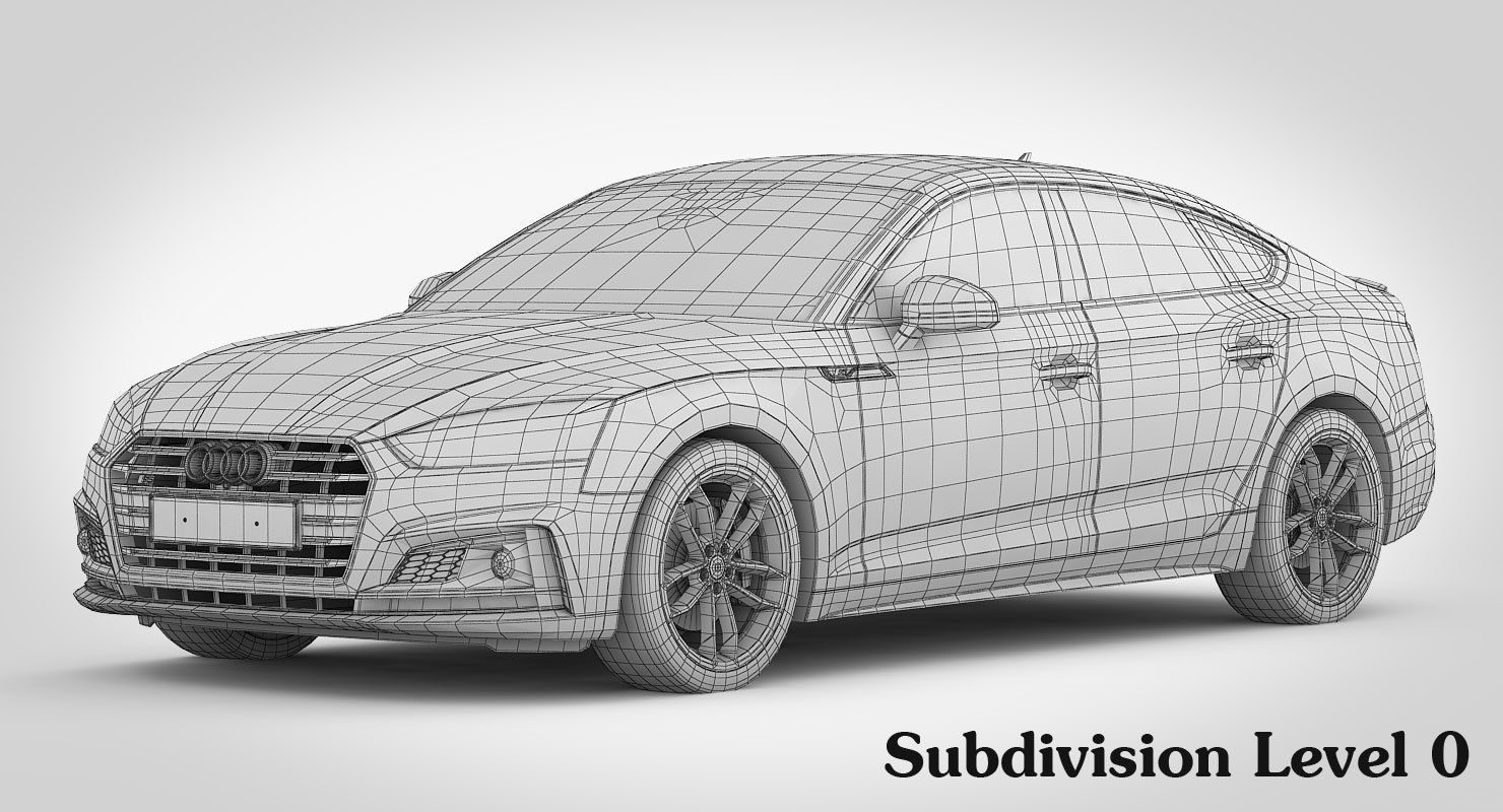 Audi S5 Sportback 2018 3D model_19
