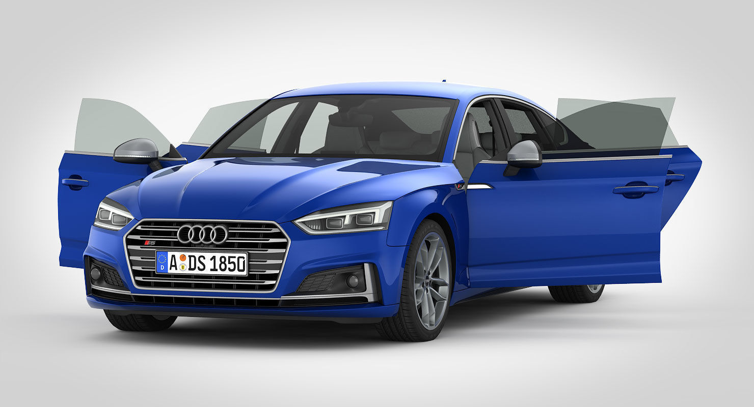 Audi S5 Sportback 2018 3D model_13