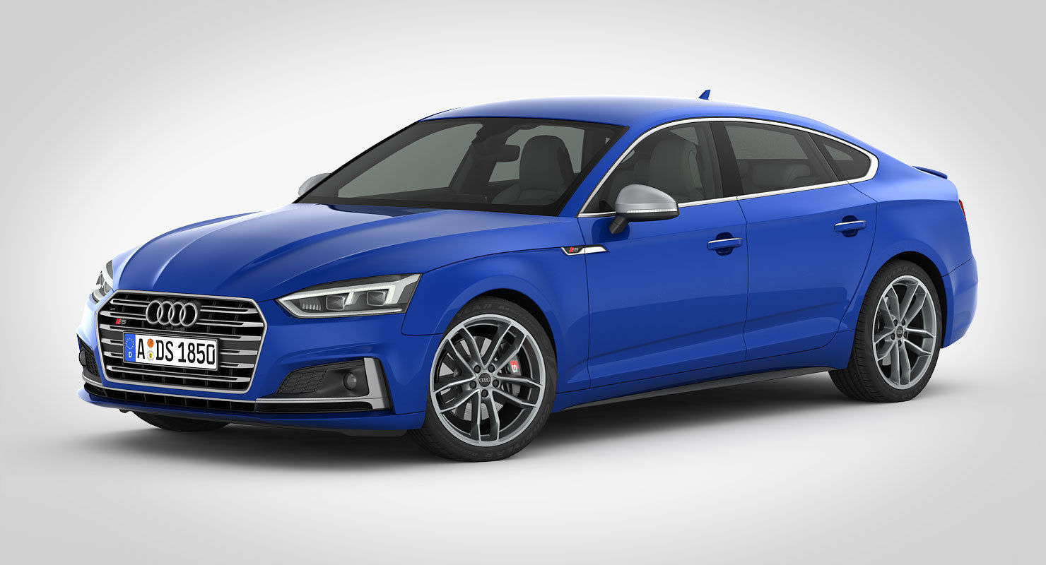 Audi S5 Sportback 2018 3D model_6