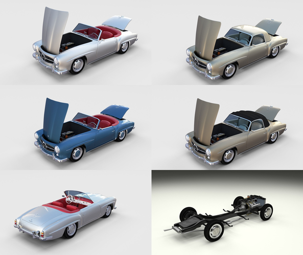 Full Mercedes 190SL Pack