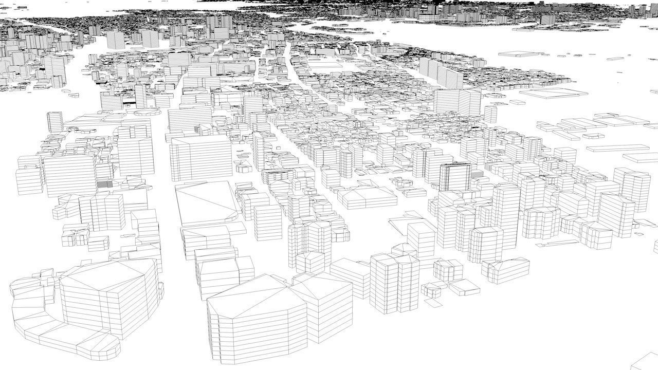 San Juan Puerto Rico Streets and Buildings 3D model_8