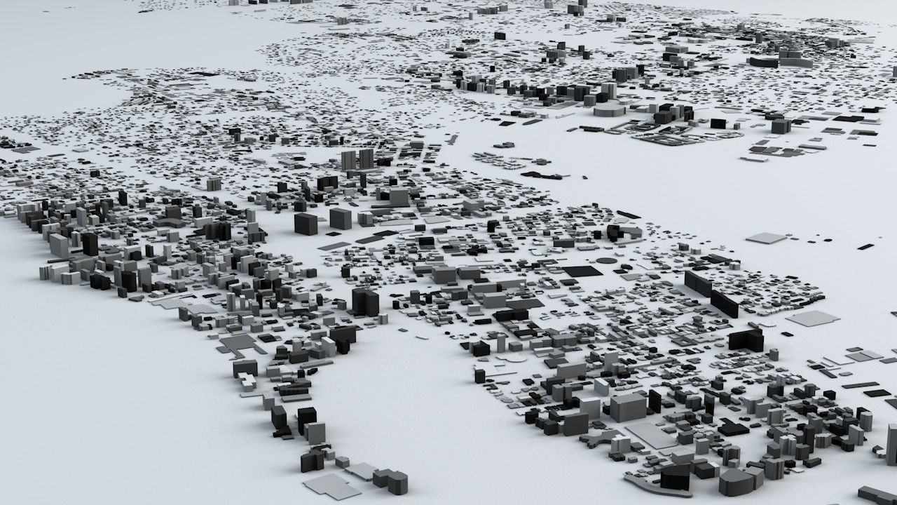 San Juan Puerto Rico Streets and Buildings 3D model_5