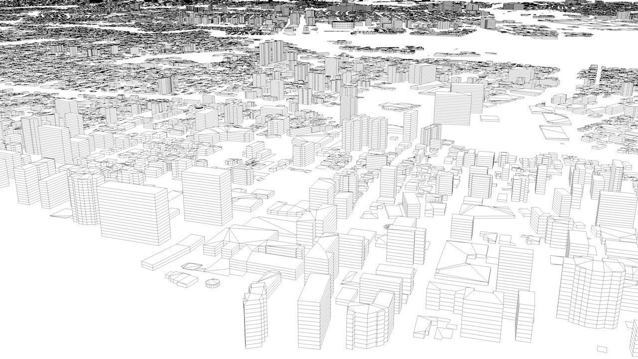 San Juan Puerto Rico Streets and Buildings 3D model_10