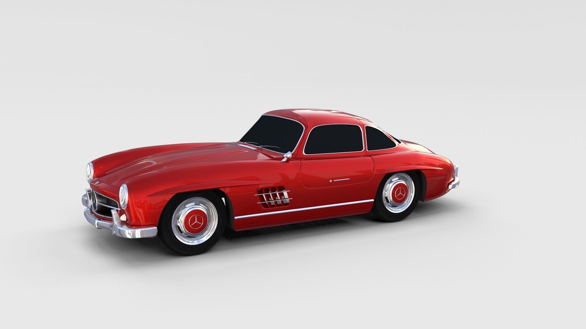 Mercedes 300SL Pack 3D model_73