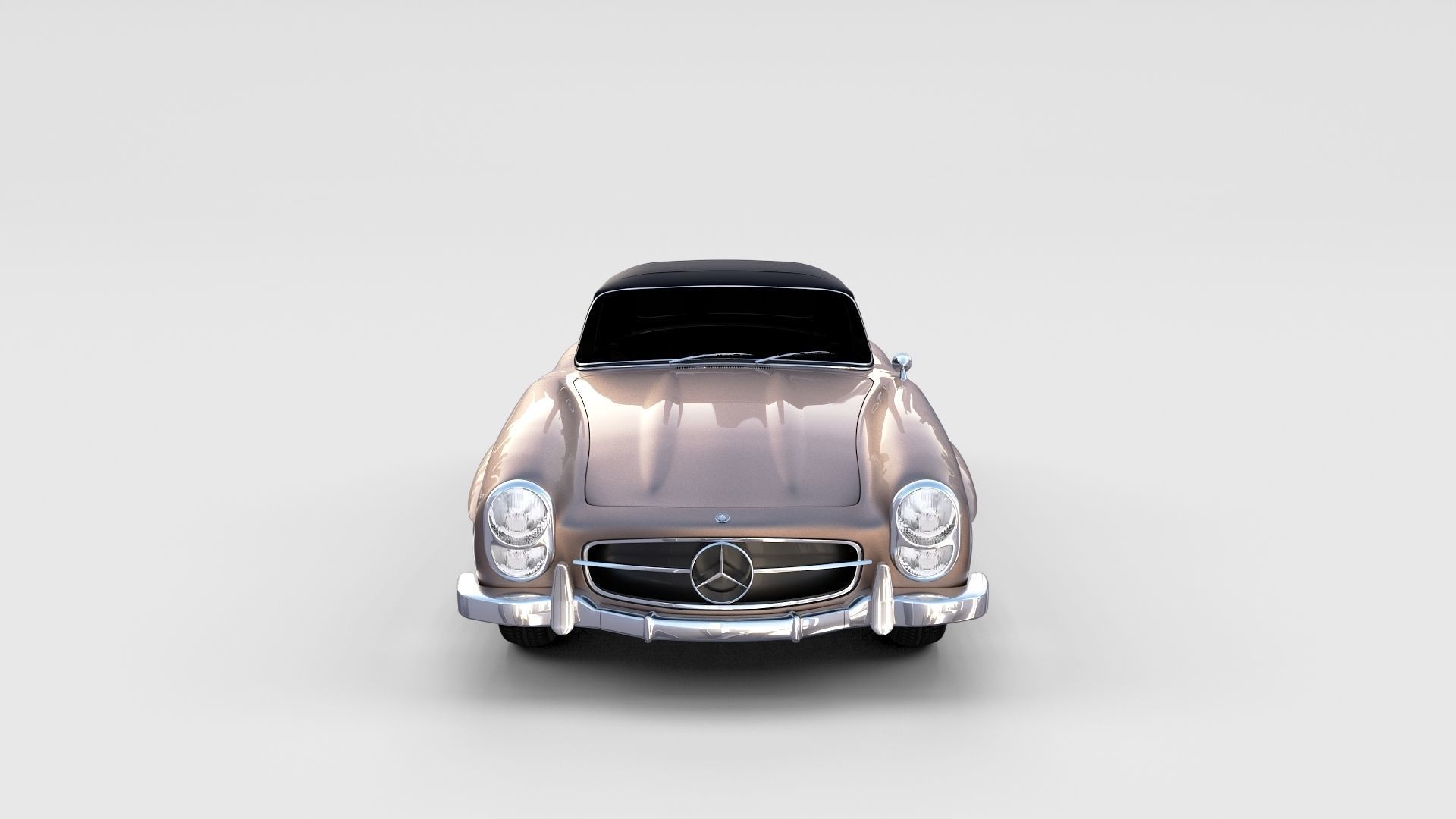Mercedes 300SL Pack 3D model_60