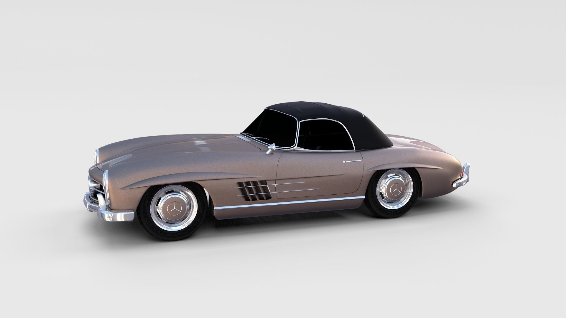 Mercedes 300SL Pack 3D model_71