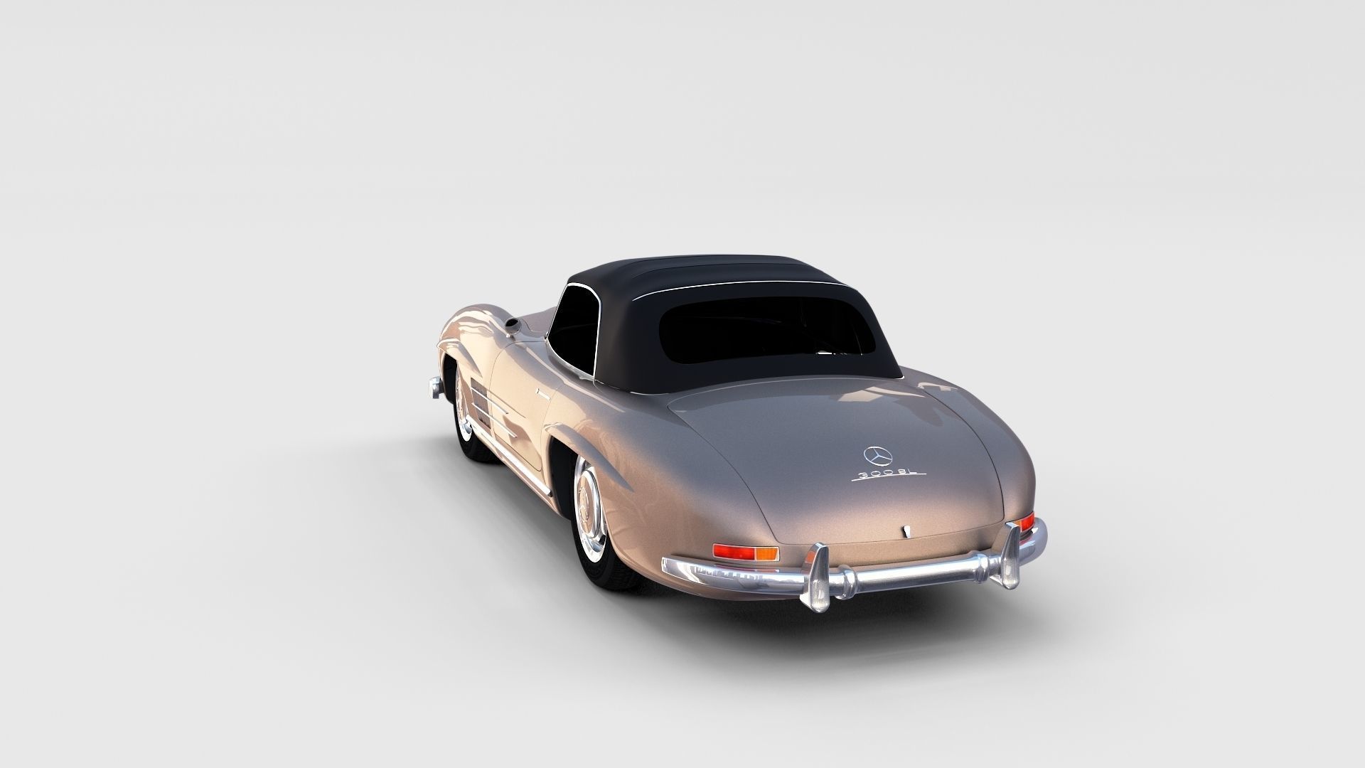 Mercedes 300SL Pack 3D model_15