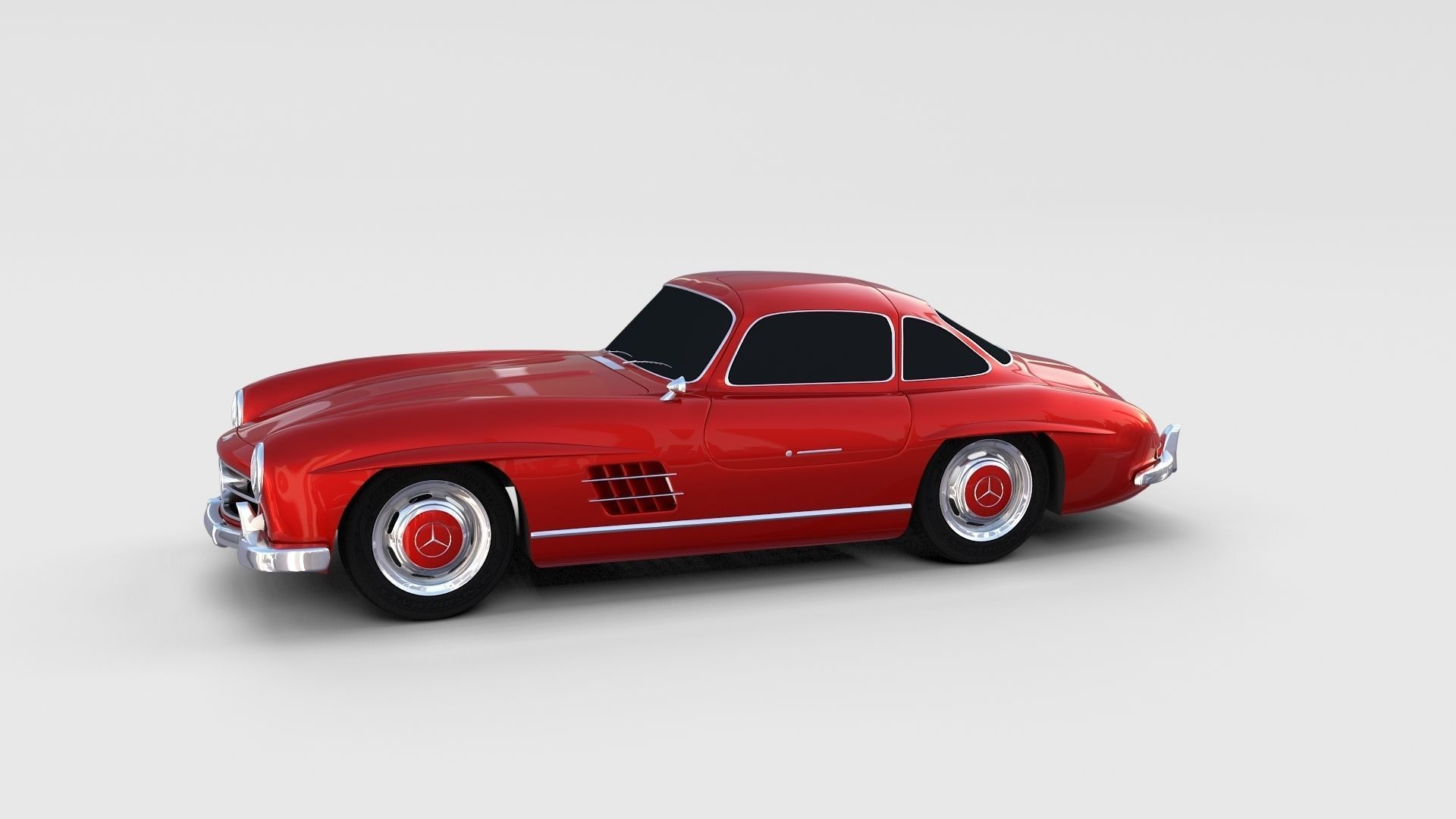 Mercedes 300SL Pack 3D model_77
