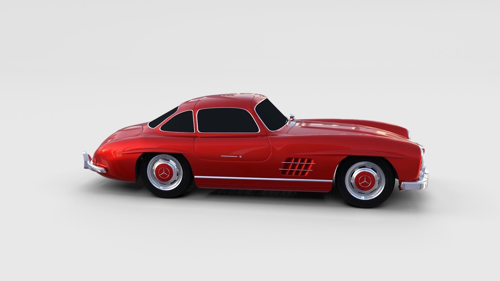 Mercedes 300SL Pack 3D model_39