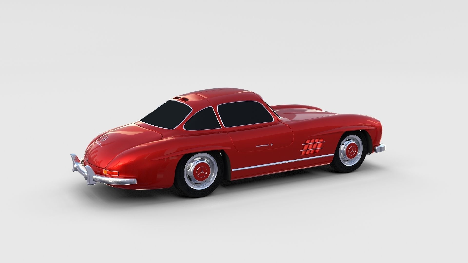 Mercedes 300SL Pack 3D model_33
