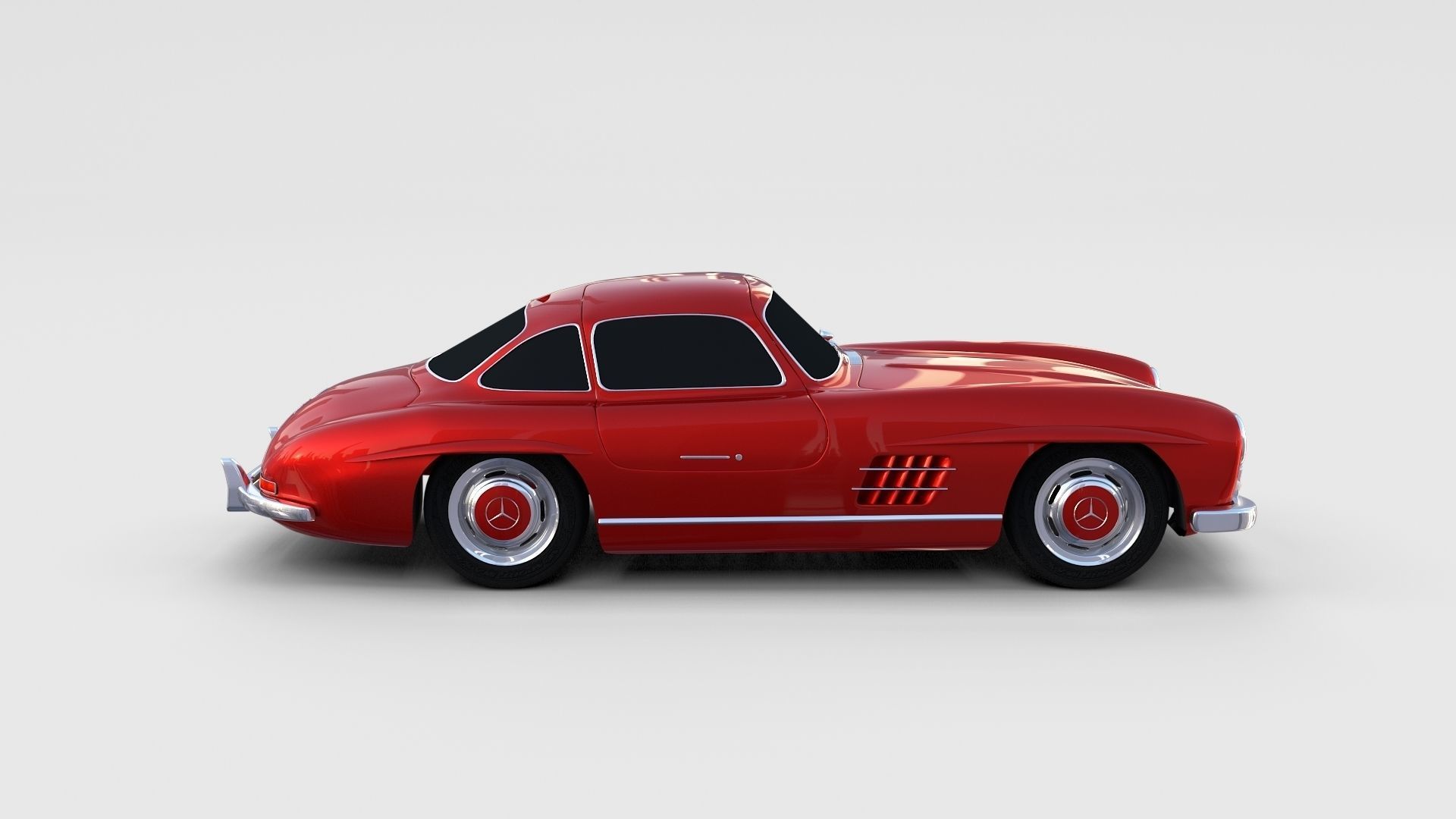 Mercedes 300SL Pack 3D model_38