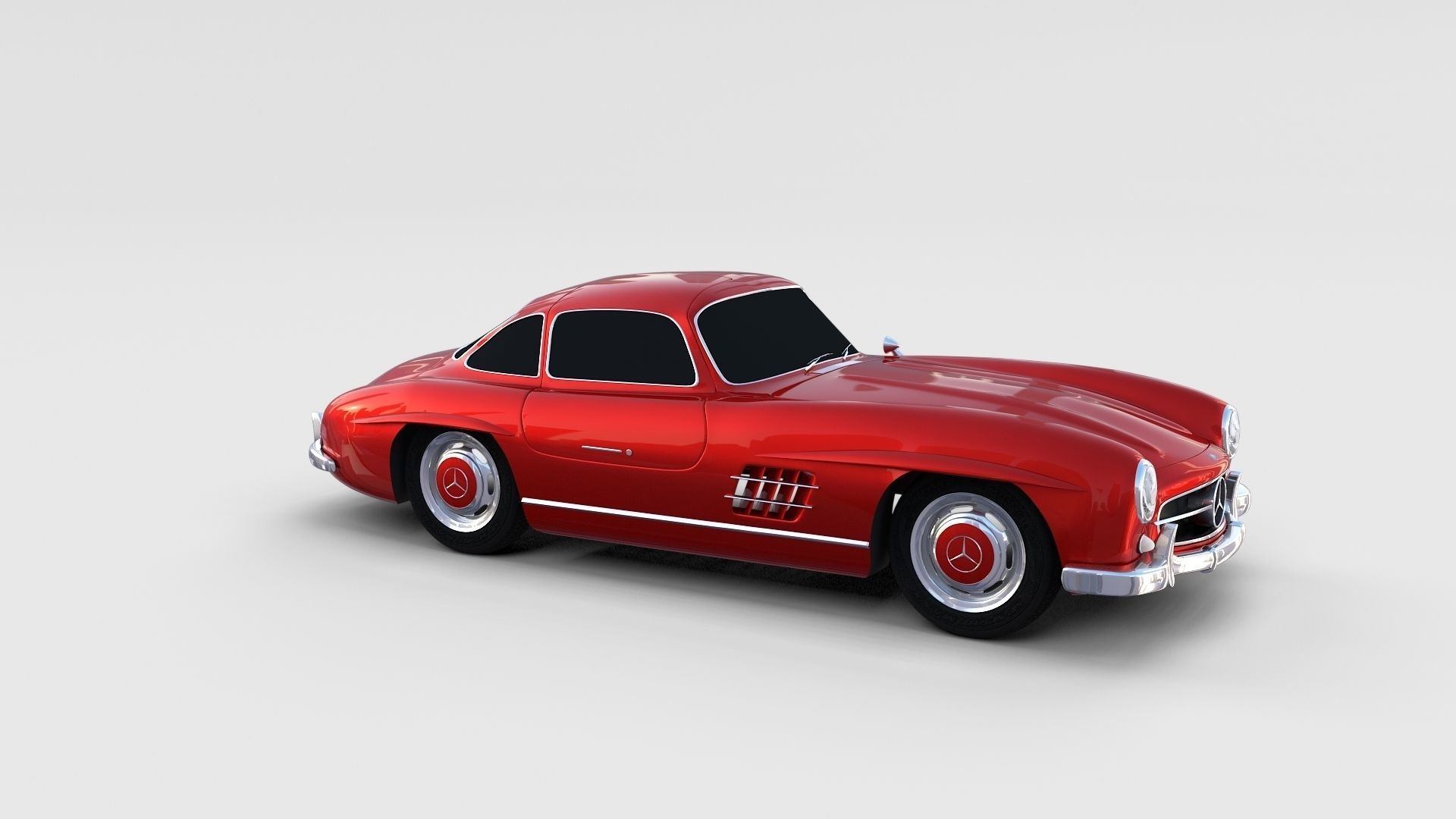 Mercedes 300SL Pack 3D model_43