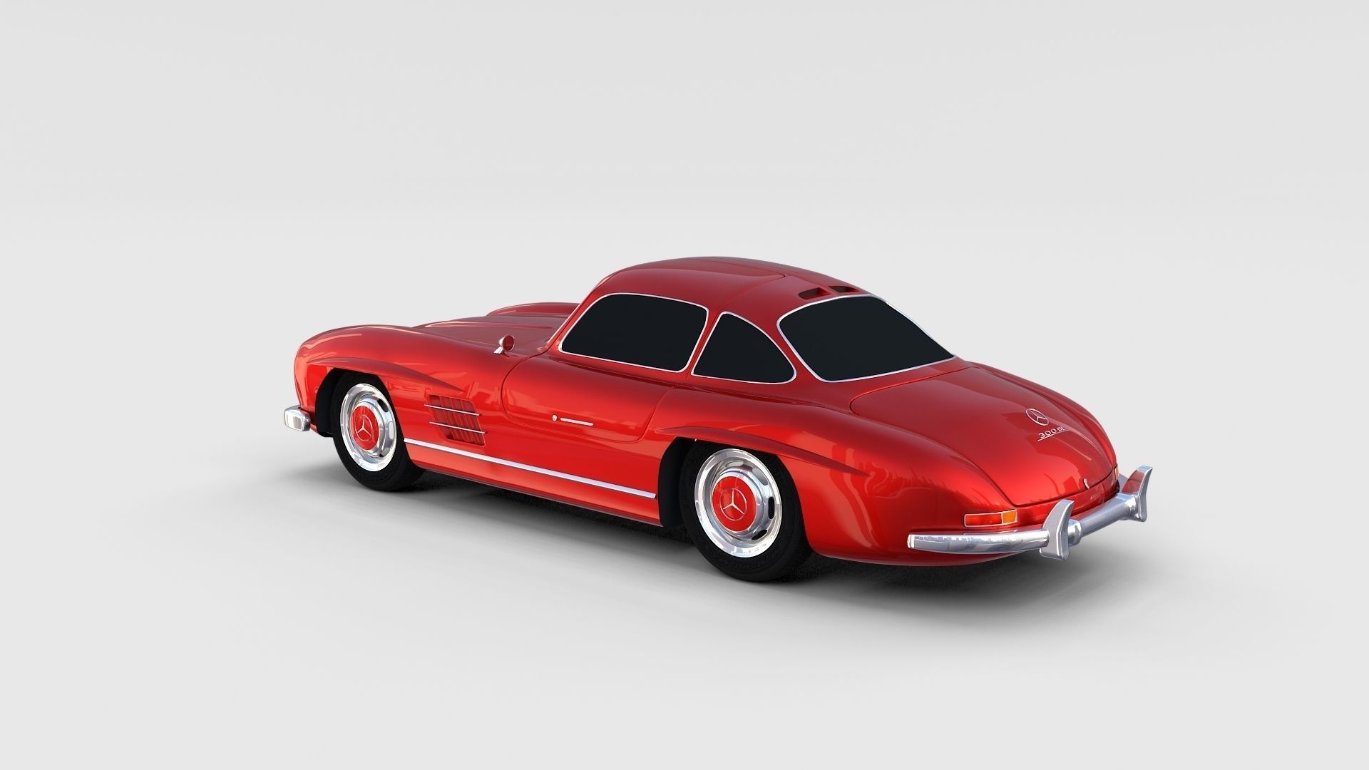 Mercedes 300SL Pack 3D model_10