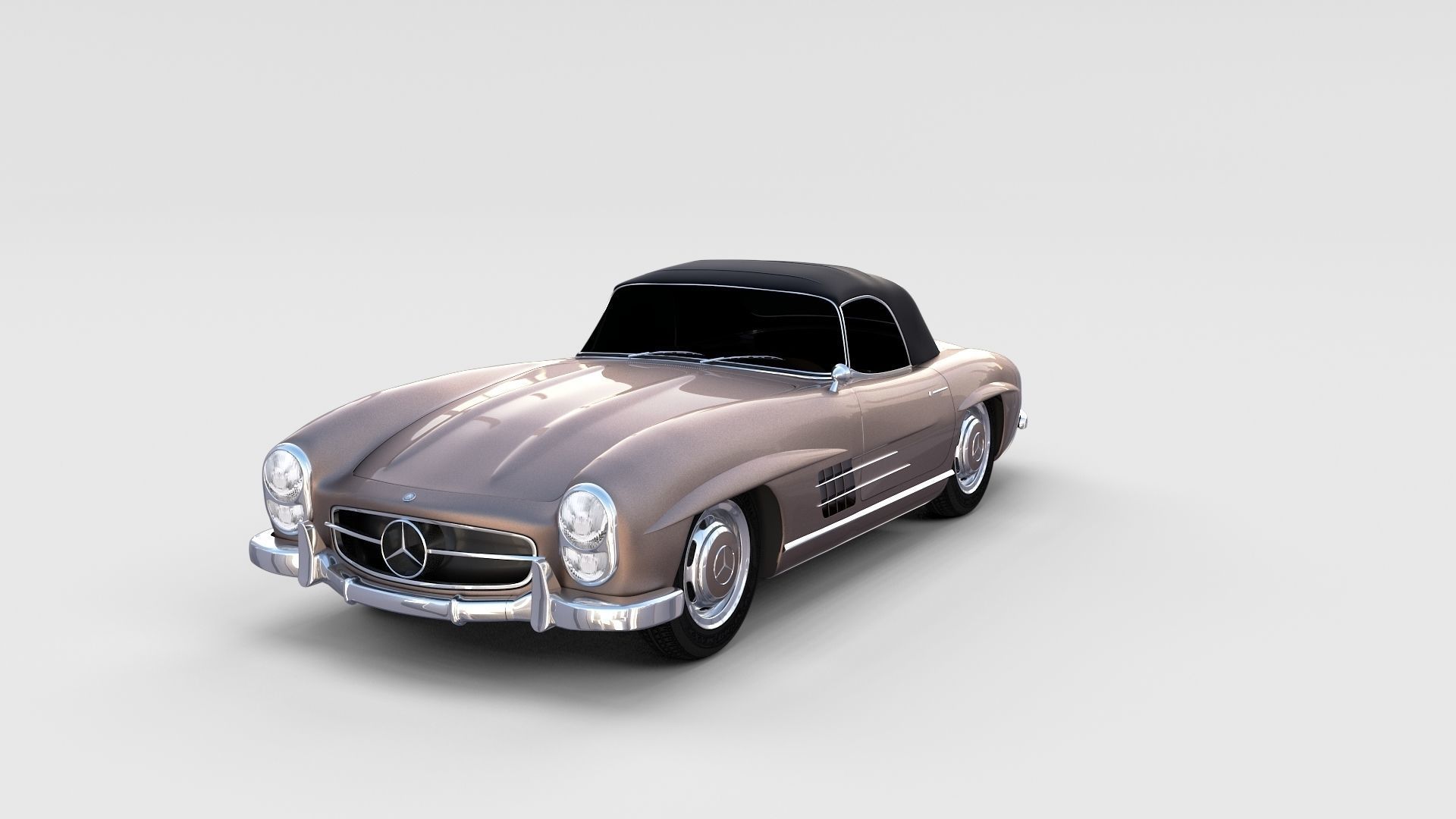 Mercedes 300SL Pack 3D model_66