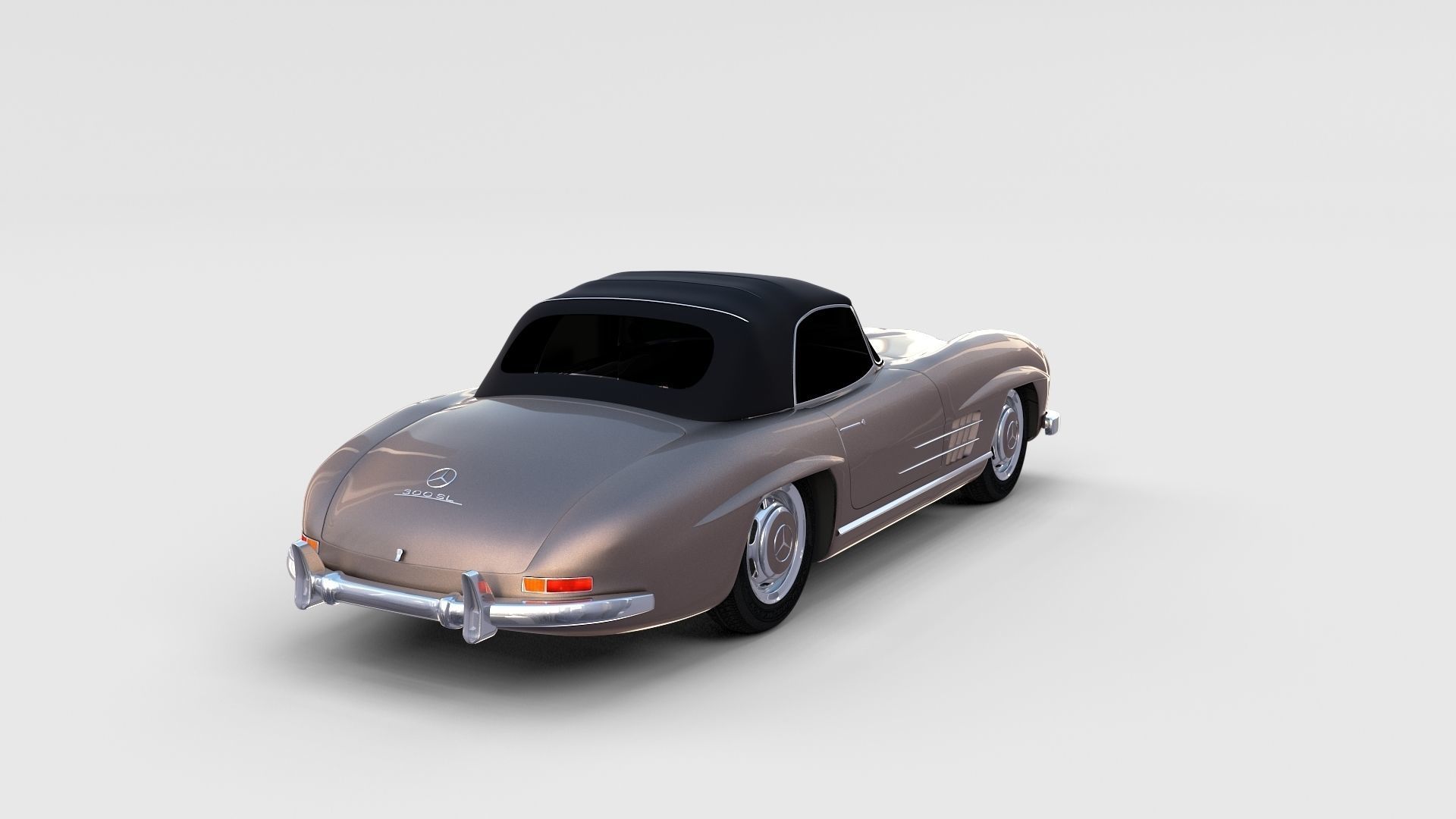 Mercedes 300SL Pack 3D model_25