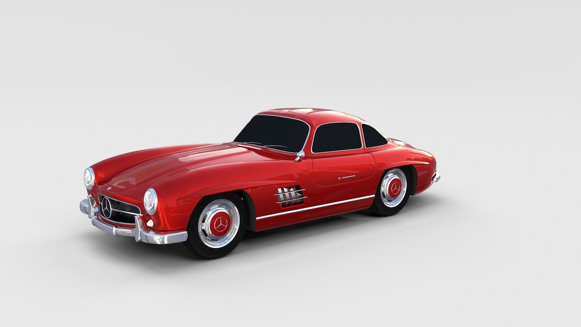 Mercedes 300SL Pack 3D model_74