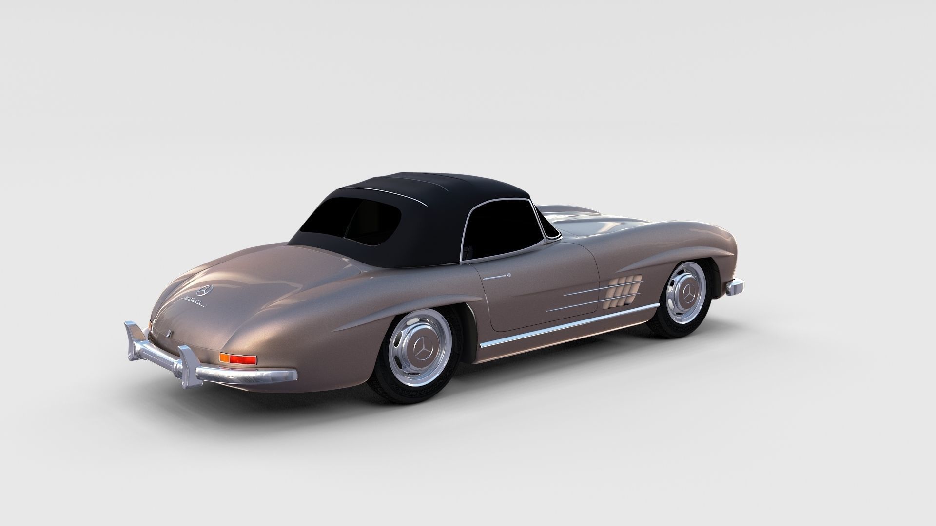 Mercedes 300SL Pack 3D model_29