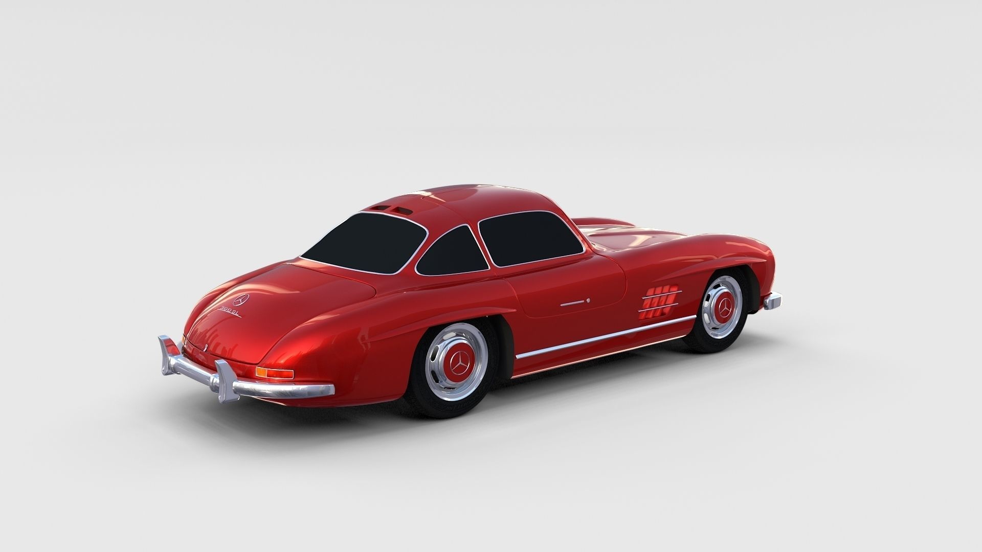 Mercedes 300SL Pack 3D model_32