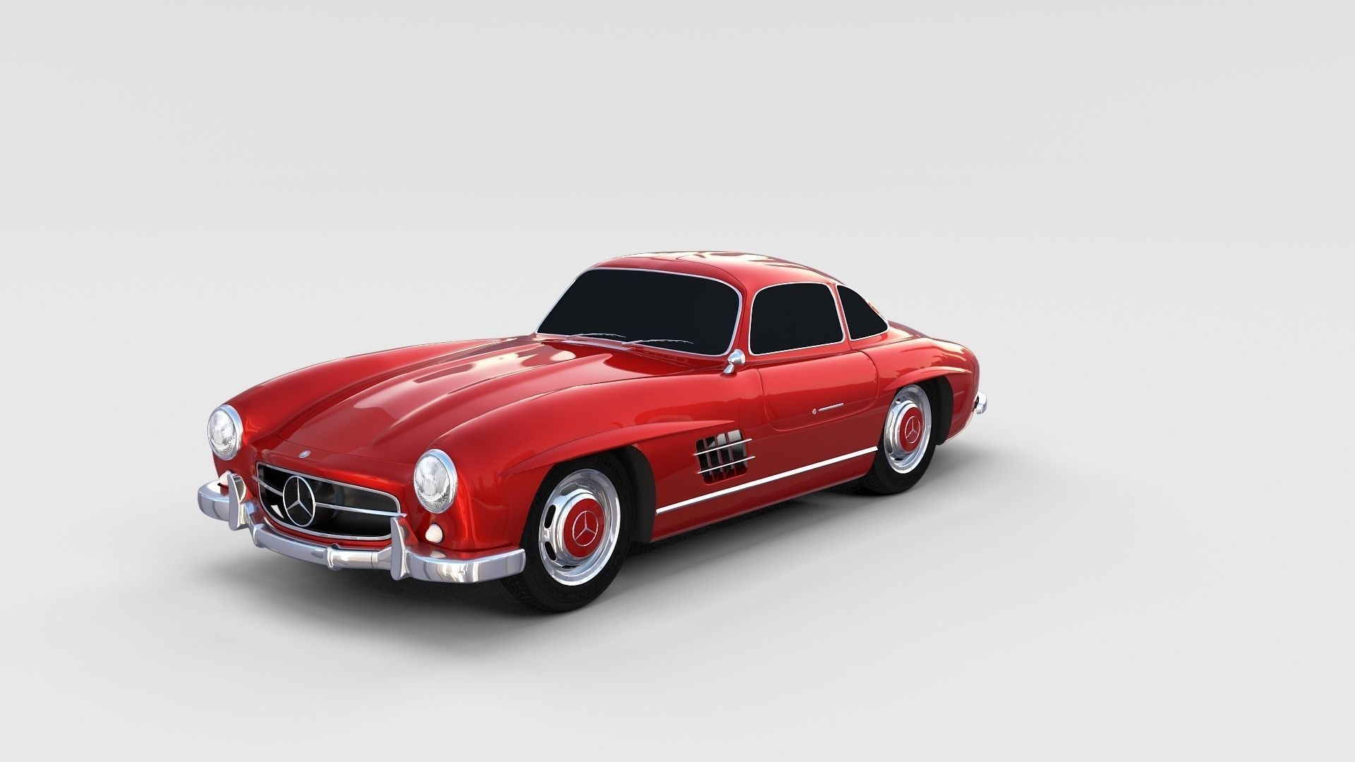 Mercedes 300SL Pack 3D model_76