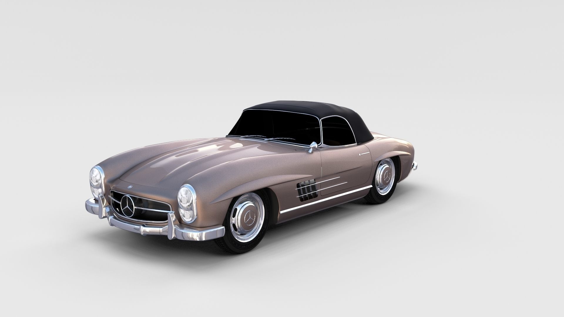 Mercedes 300SL Pack 3D model_68
