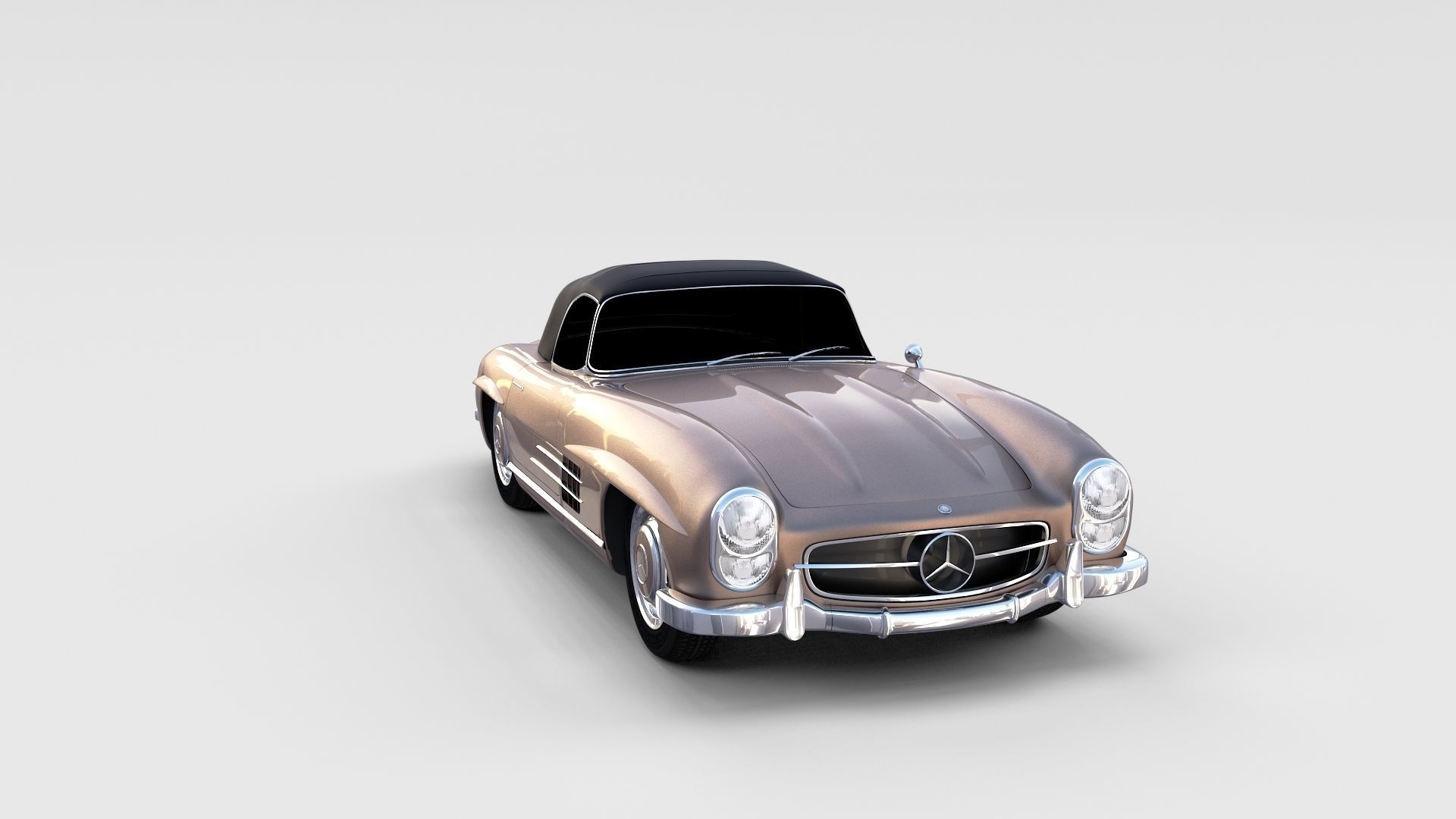 Mercedes 300SL Pack 3D model_52