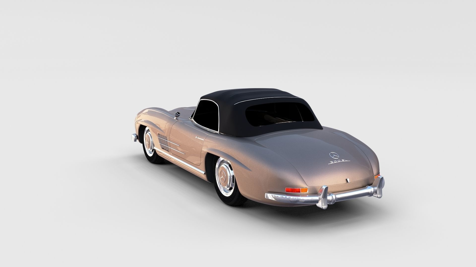 Mercedes 300SL Pack 3D model_13