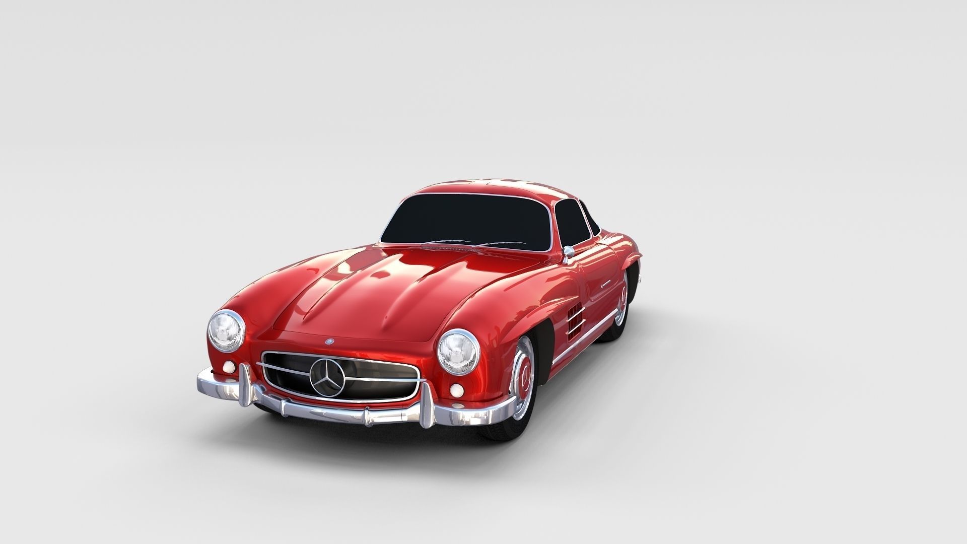 Mercedes 300SL Pack 3D model_65