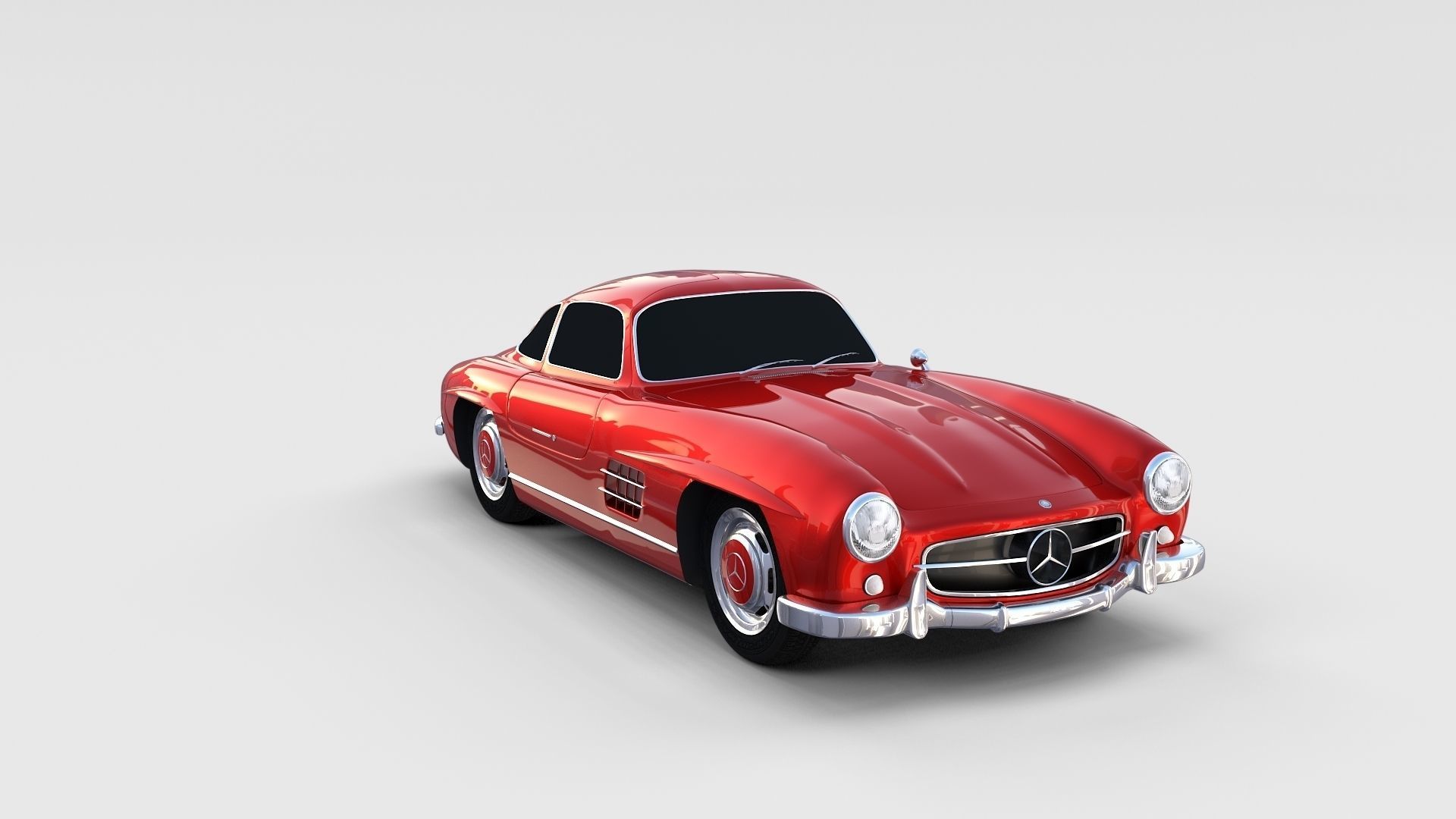 Mercedes 300SL Pack 3D model_49