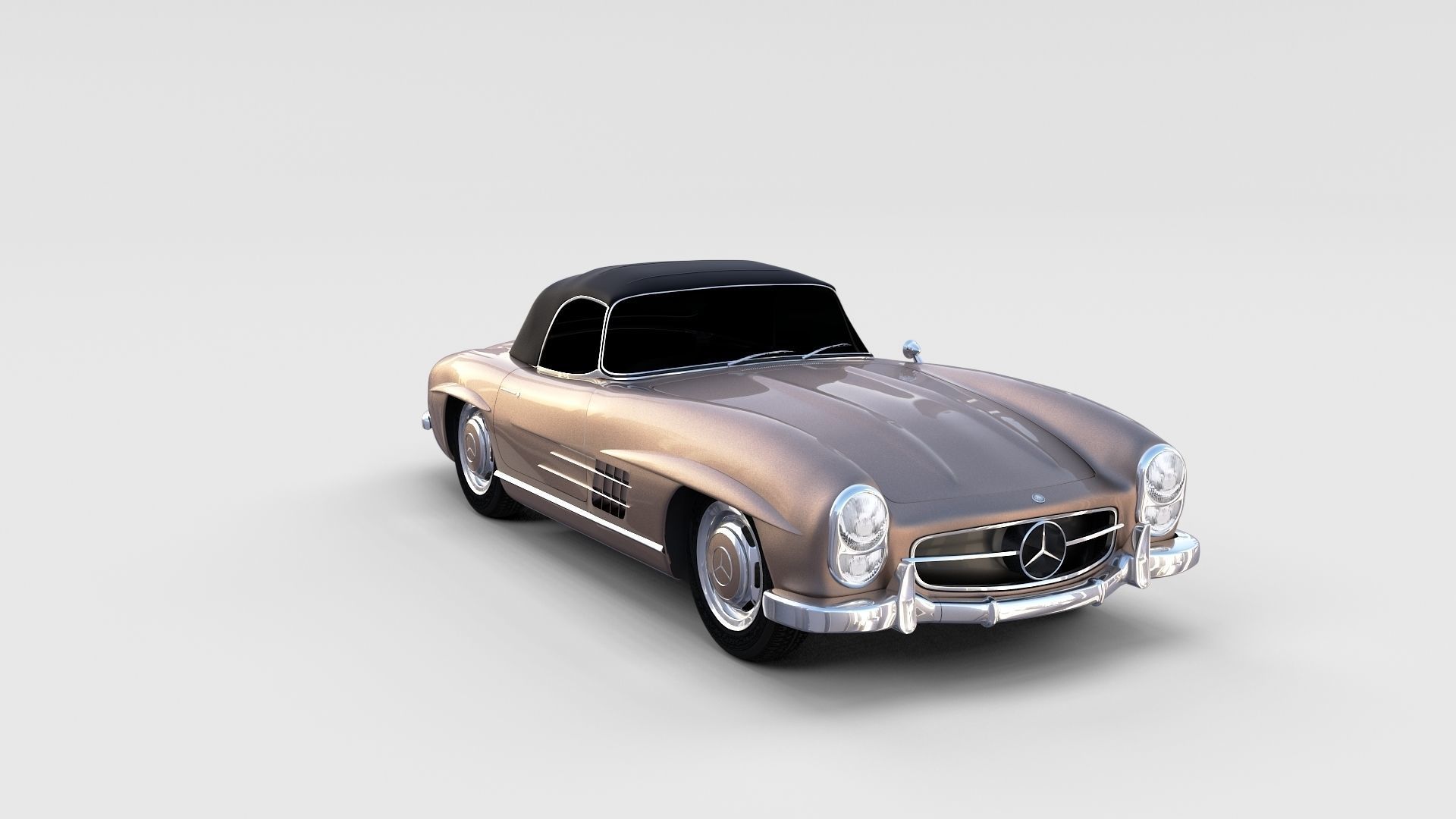 Mercedes 300SL Pack 3D model_51