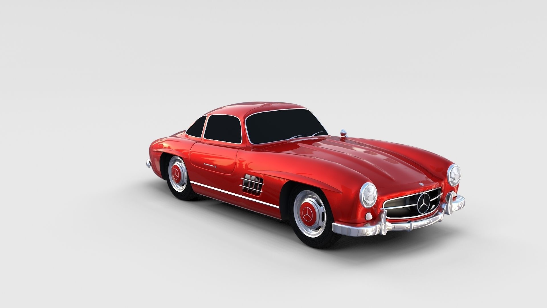 Mercedes 300SL Pack 3D model_48