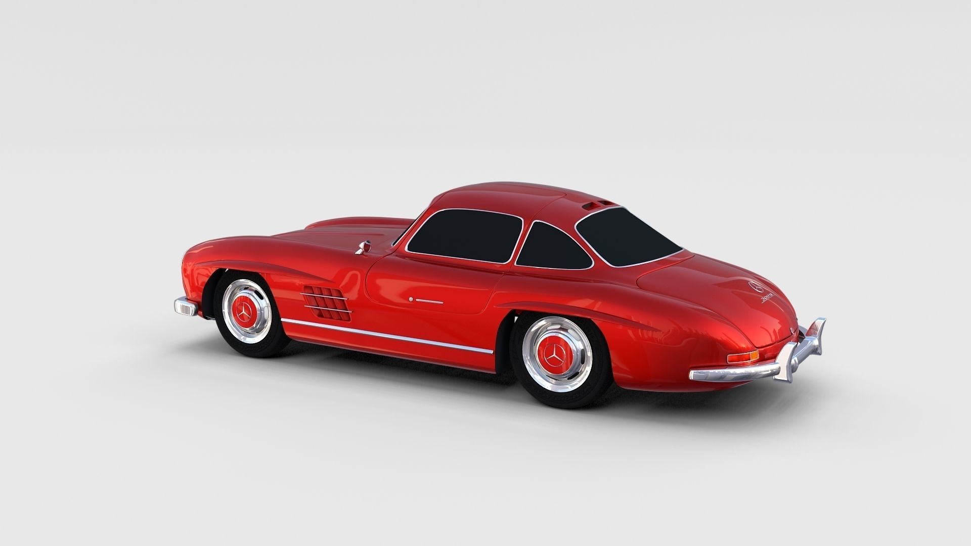 Mercedes 300SL Pack 3D model_8