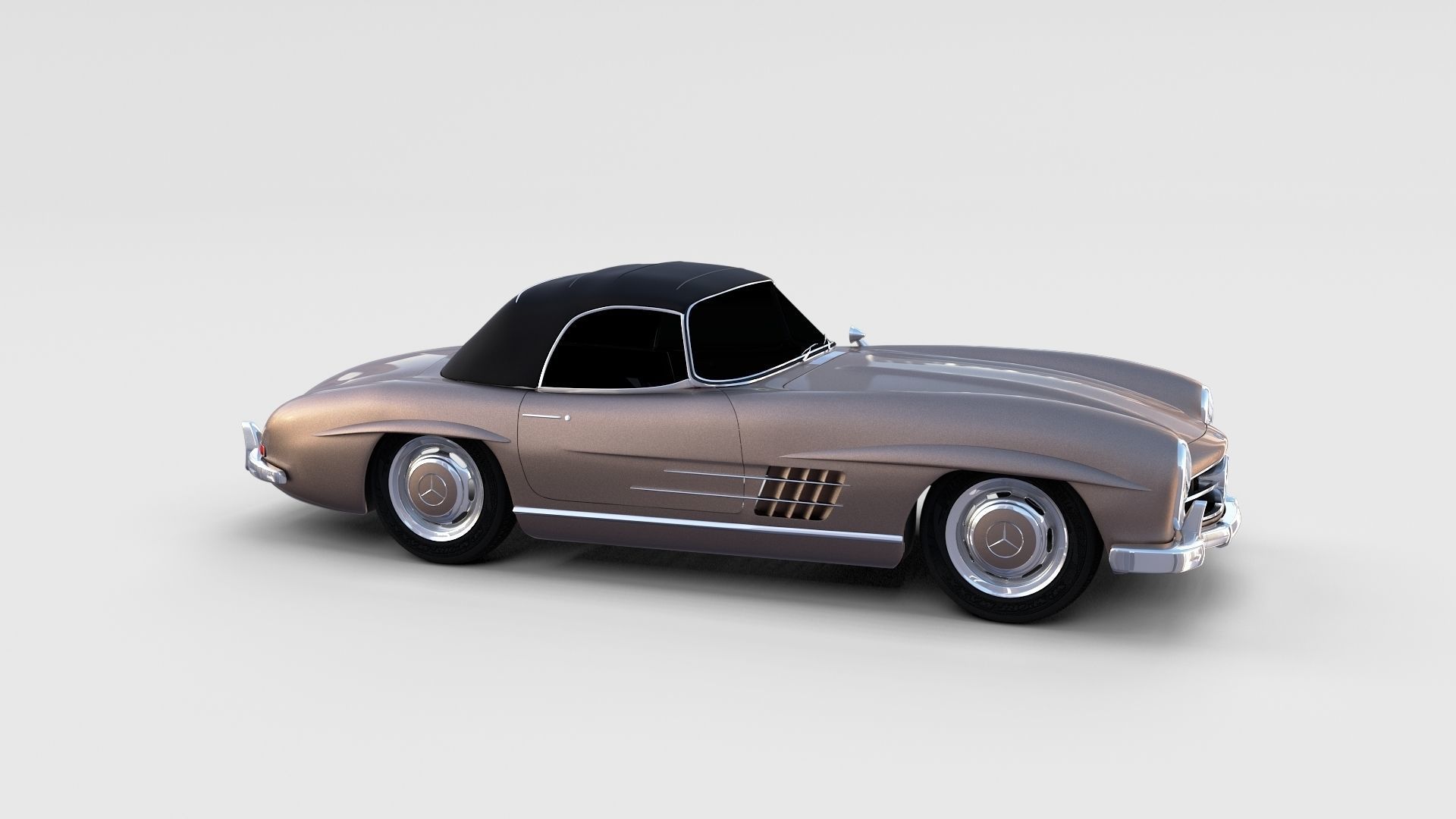 Mercedes 300SL Pack 3D model_41