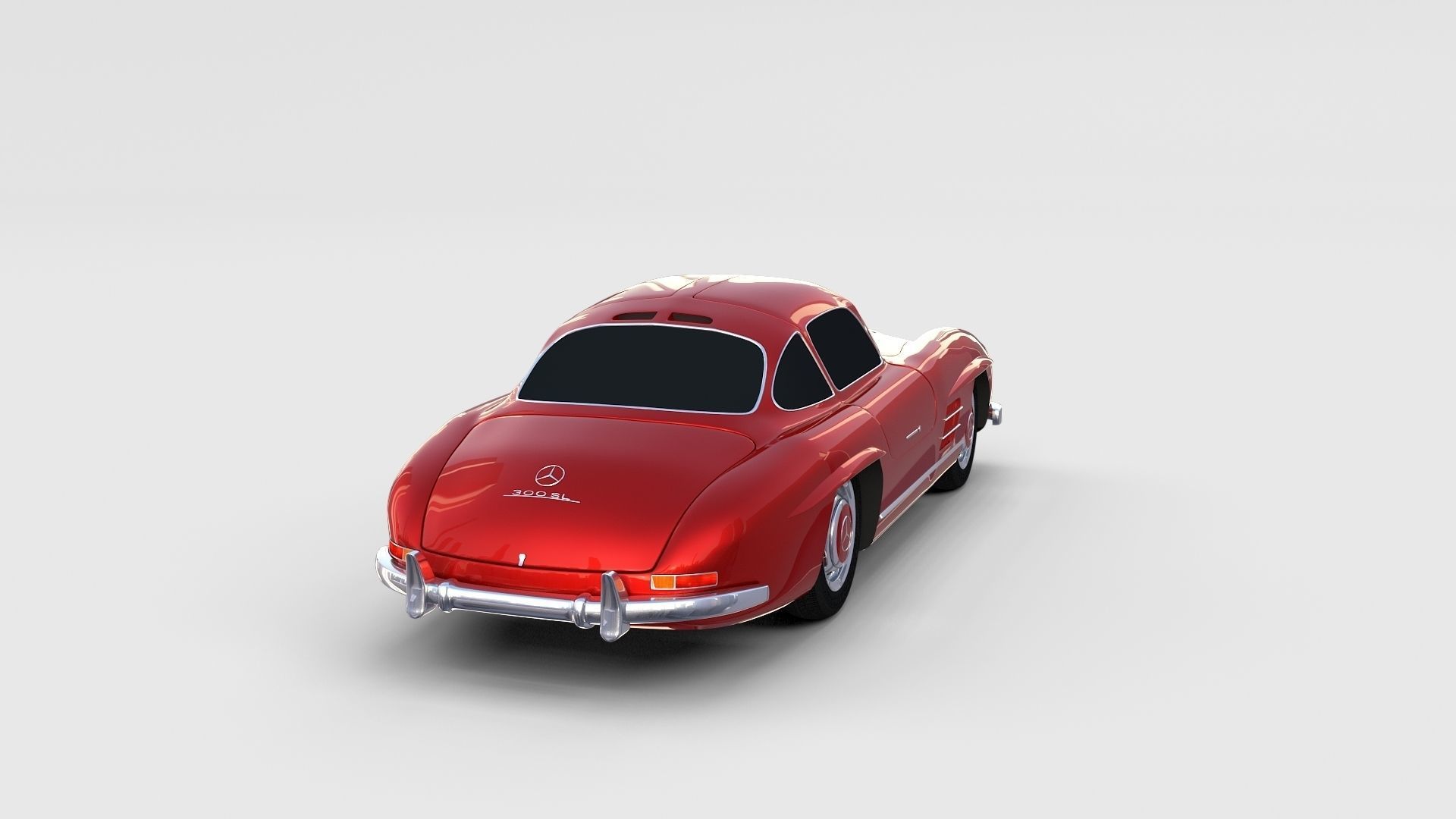Mercedes 300SL Pack 3D model_24