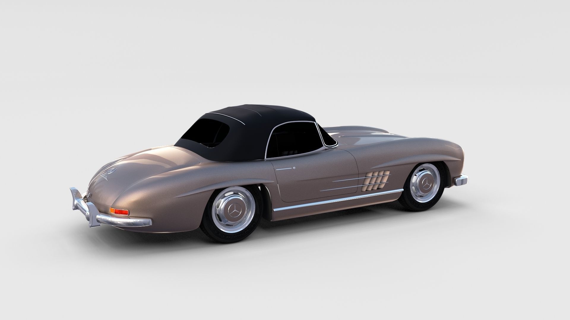 Mercedes 300SL Pack 3D model_30