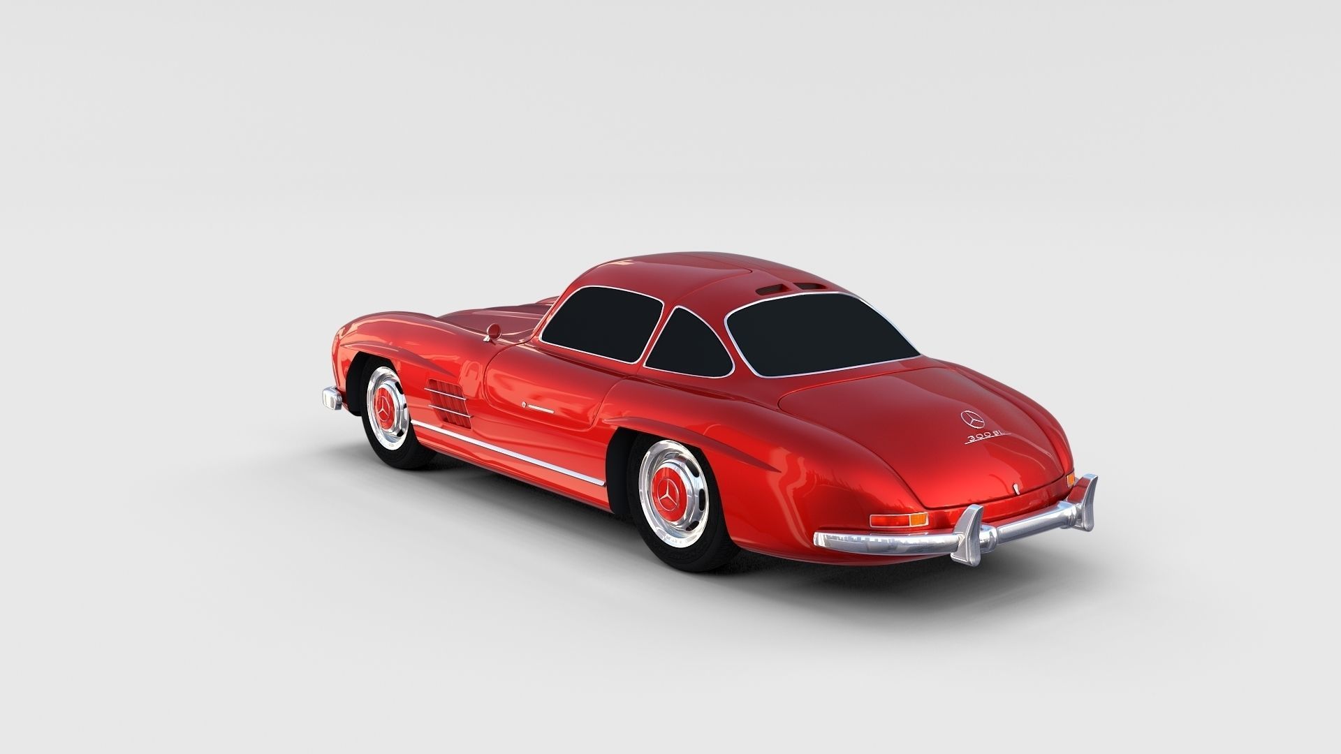 Mercedes 300SL Pack 3D model_12