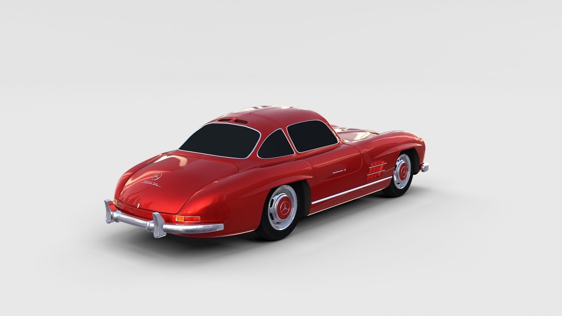 Mercedes 300SL Pack 3D model_27