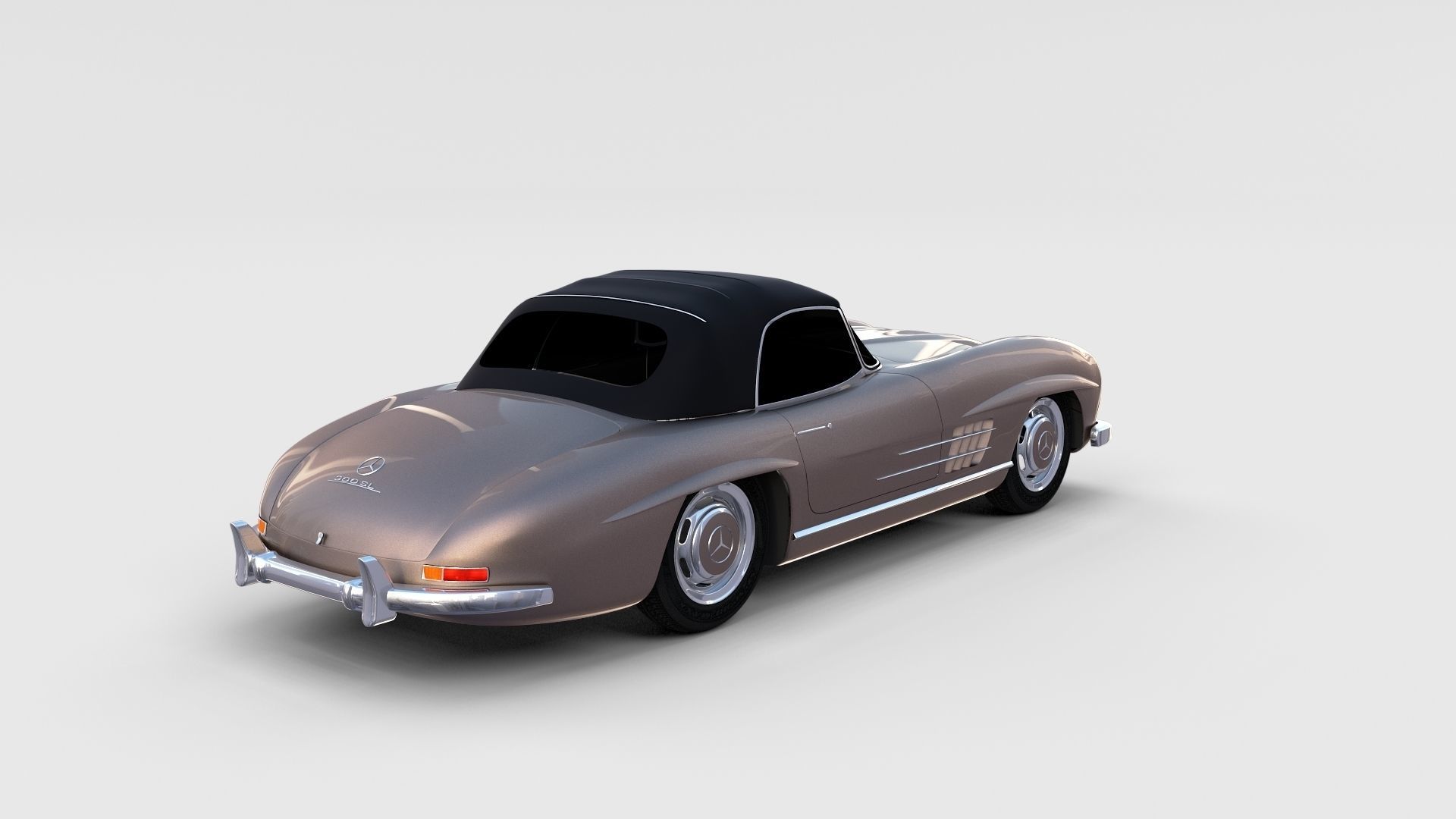 Mercedes 300SL Pack 3D model_28